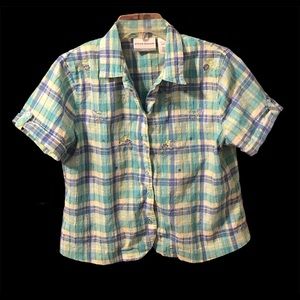 33% OFF Alfred Dunner womens shortsleeve pastel multicolored shirt top